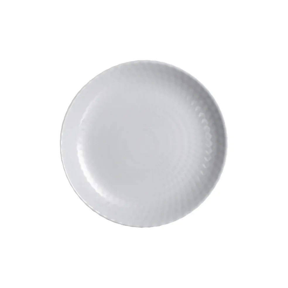 Assiette à dessert grise 19 cm Pampille