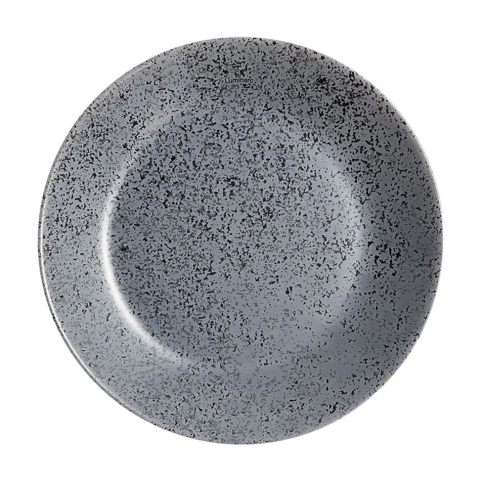 Assiette à dessert noire 18 cm Slate