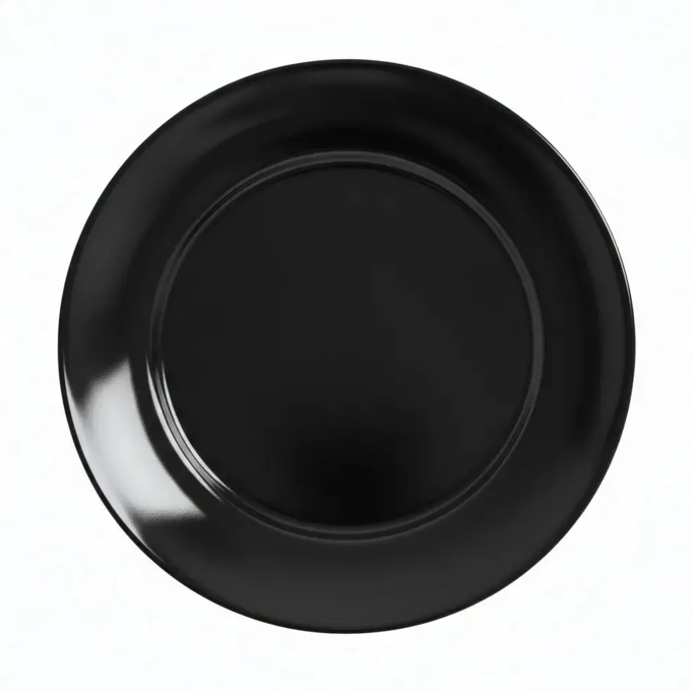 Assiette à dessert noire 18 cm Apy