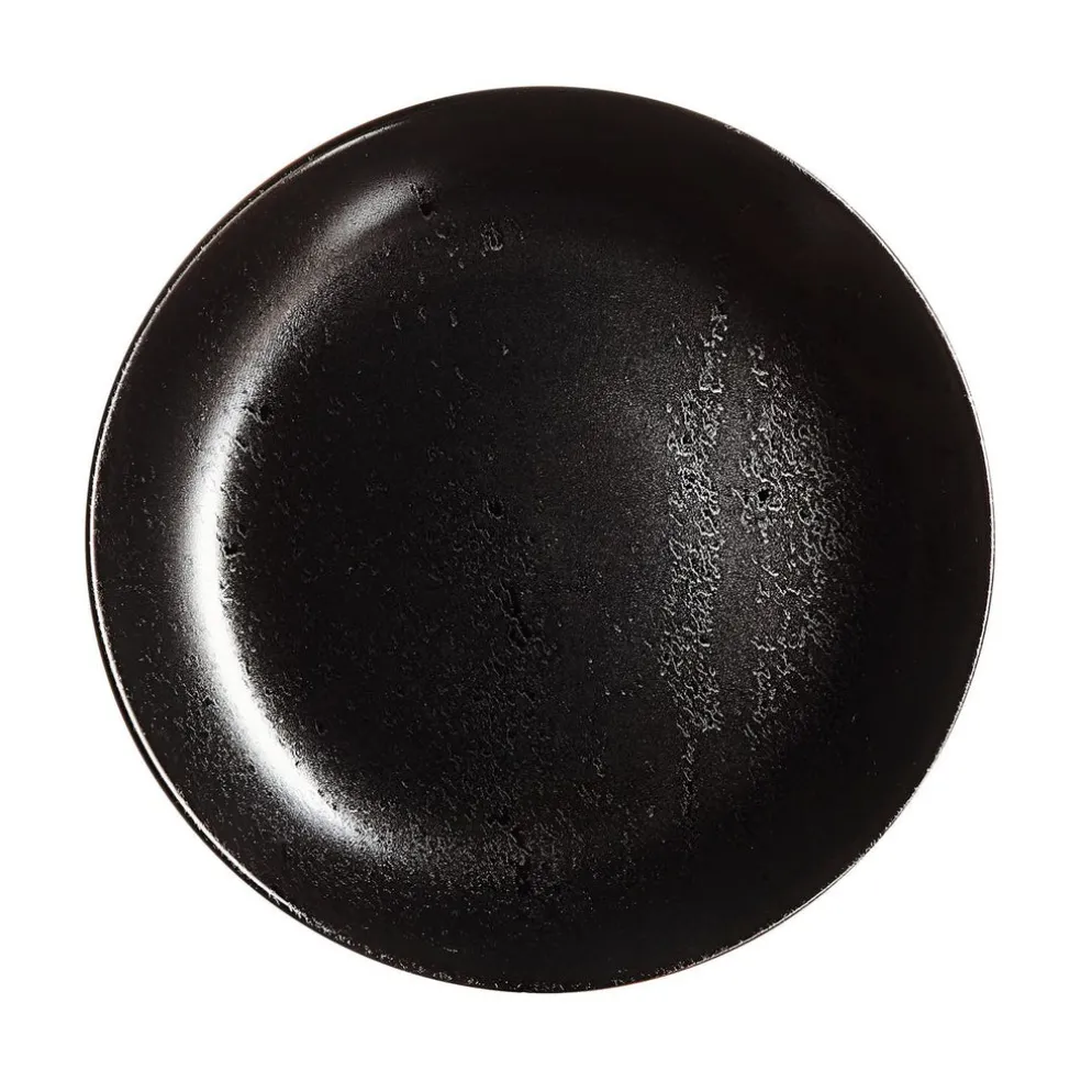 Assiette à dessert noire 19 cm Diana