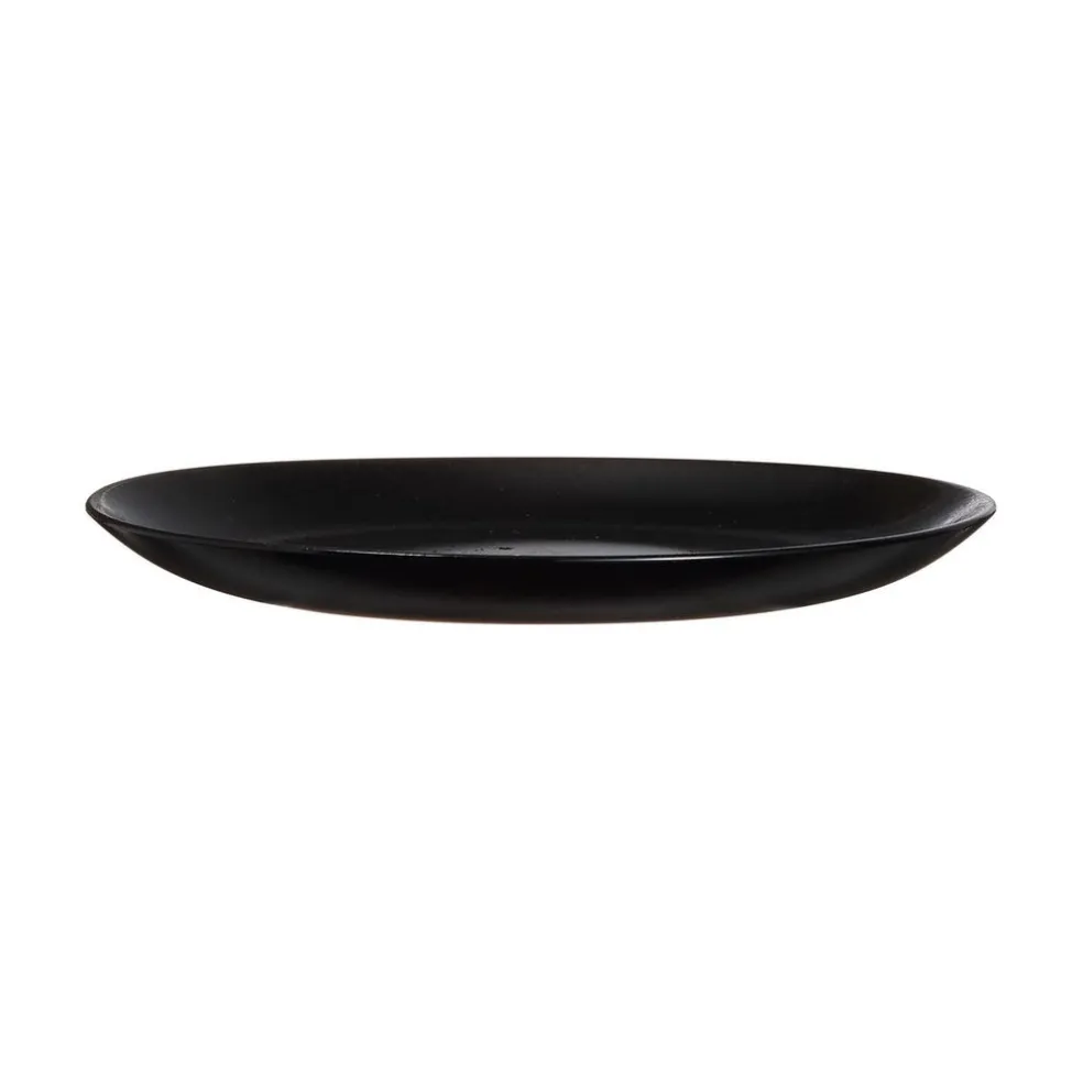 Assiette à dessert noire 19 cm Diana