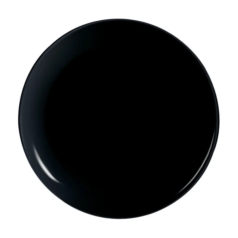 Assiette à pizza noire 32 cm Friend's Time