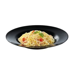 Assiette à pâtes noire 28,5 cm Friend's Time
