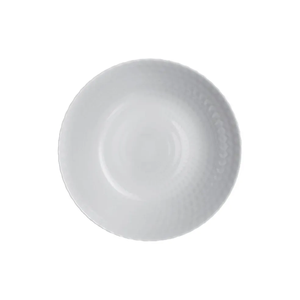 Assiette creuse grise 20 cm Pampille