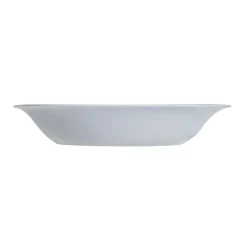 Assiette creuse grise 21 cm Carine
