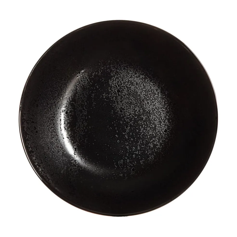 Assiette creuse noire 20 cm Diana