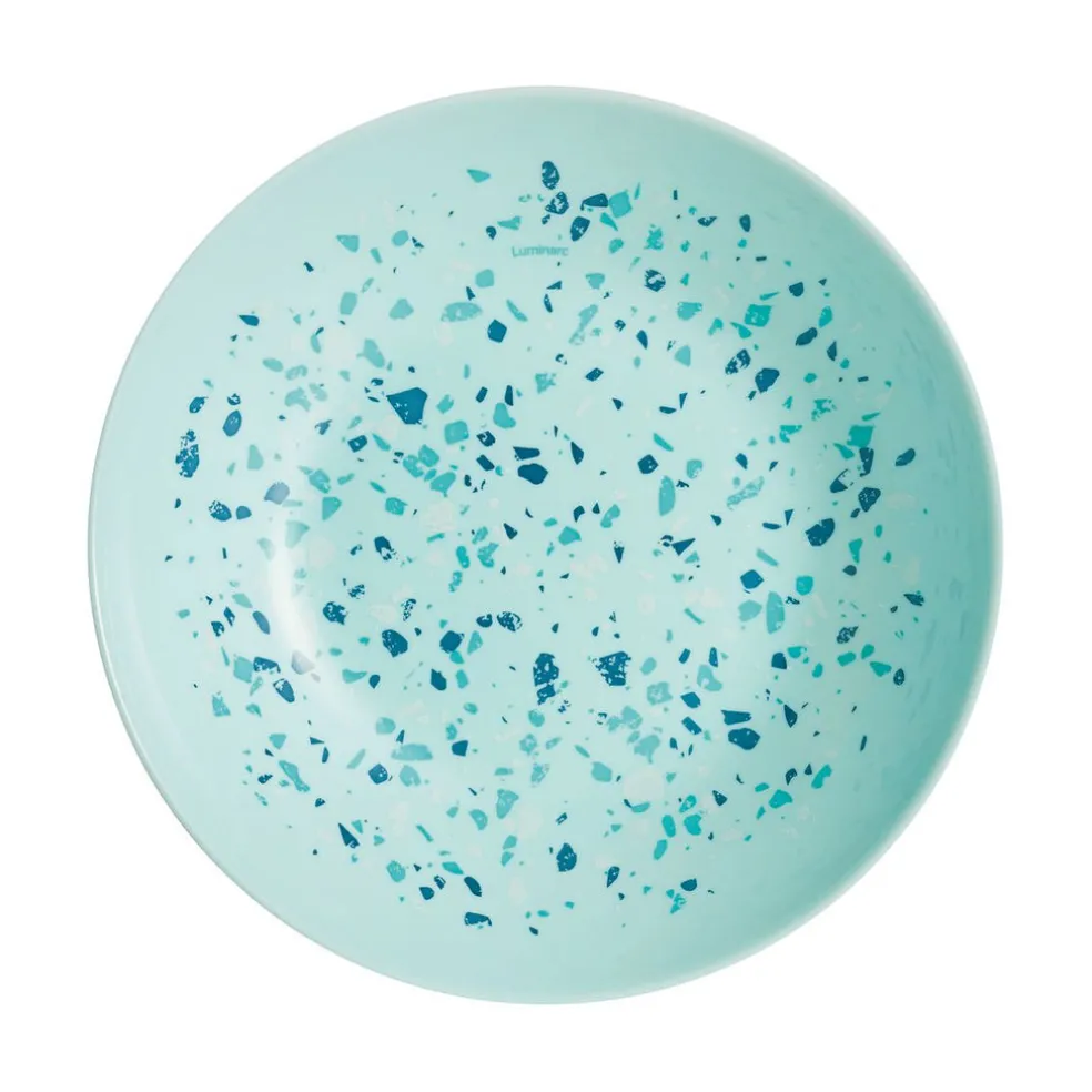 Assiette creuse turquoise 20 cm Venezia