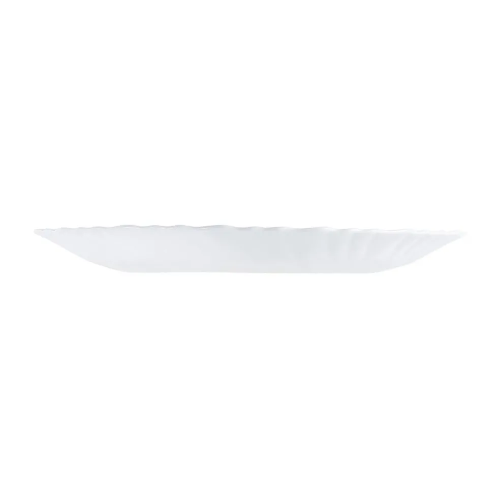 Assiette dessert blanche 19 cm Feston