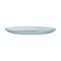 Assiette plate en verre 25 cm Pampille