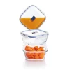 Lot de 3 boites Pure Box Active carré