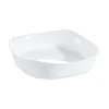 Plat de cuisson blanc 20 x 20 cm Smart Cuisine Carine