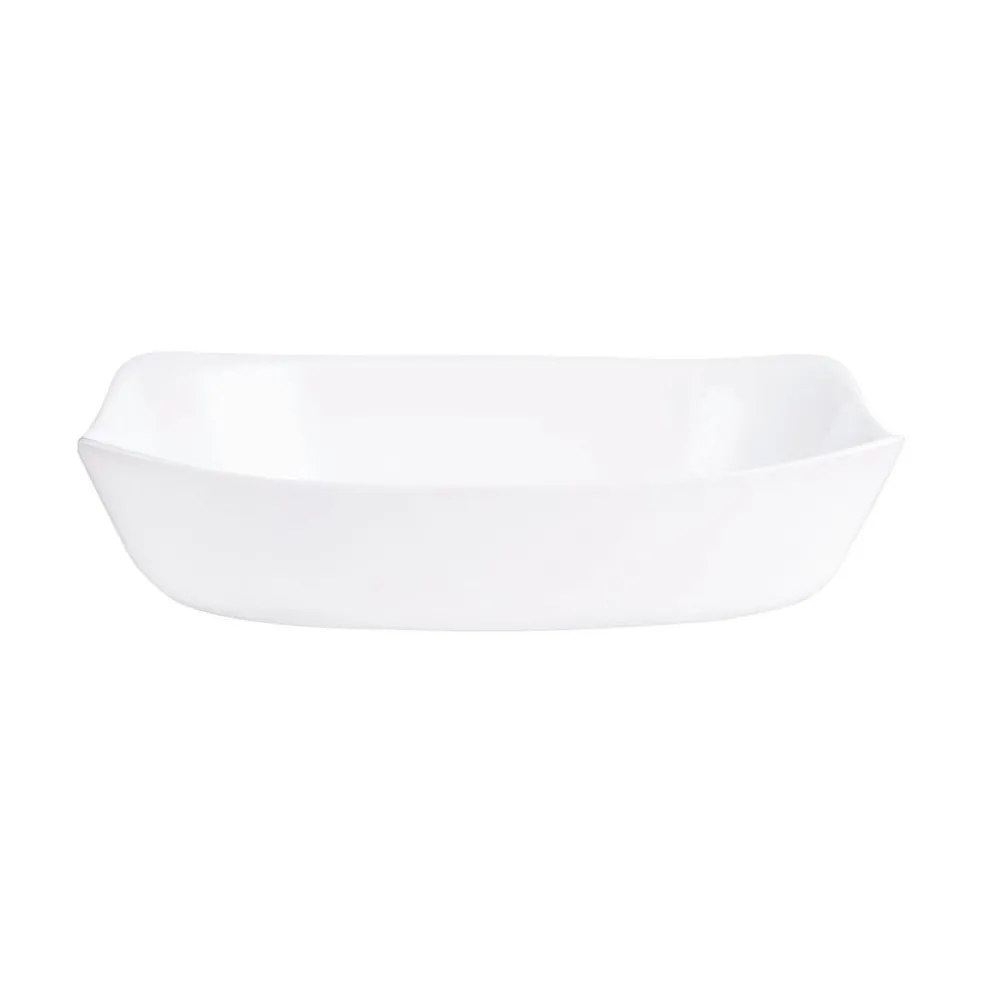 Plat de cuisson blanc 34 x 25 cm Smart Cuisine Carine