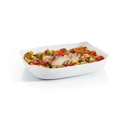Plat de cuisson blanc 32 x 26 cm Smart Cuisine Trianon