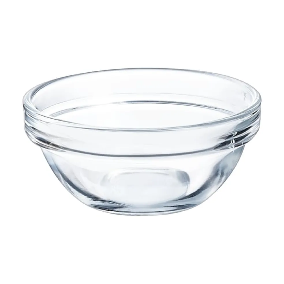 Saladier rond en verre 7.3 cm Empilable 7.5 cl