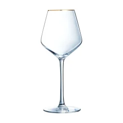 Verre à pied 38 cl Ultime Bord Or